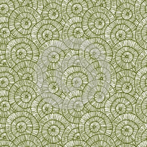 Seamless vector pattern with an abstract pattern in the form of a set of elements